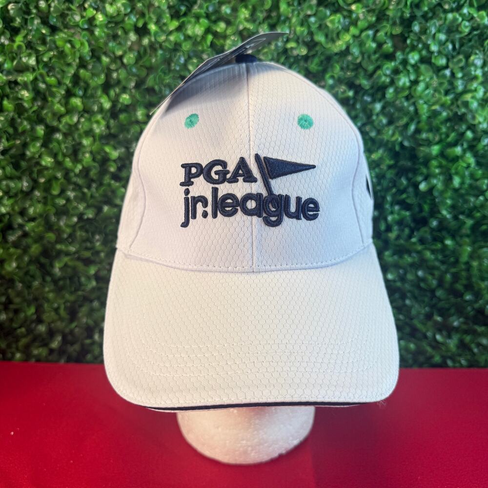 New PGA Jr League Hat White Golf Cap NWT Gift